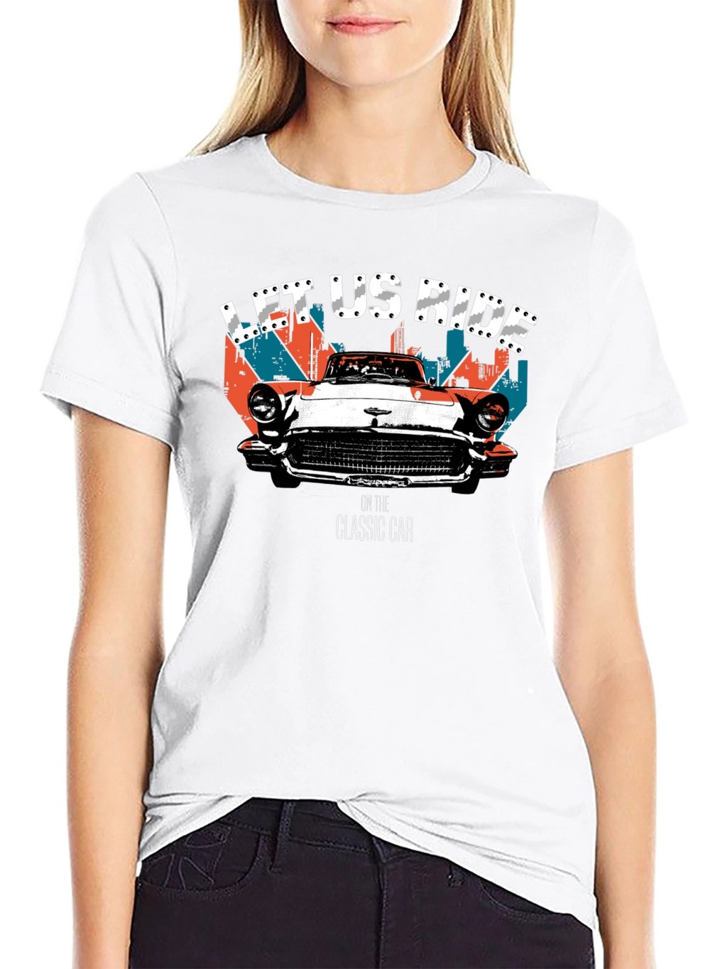 Classic Car Ride Graphic Tee - Retro Cool