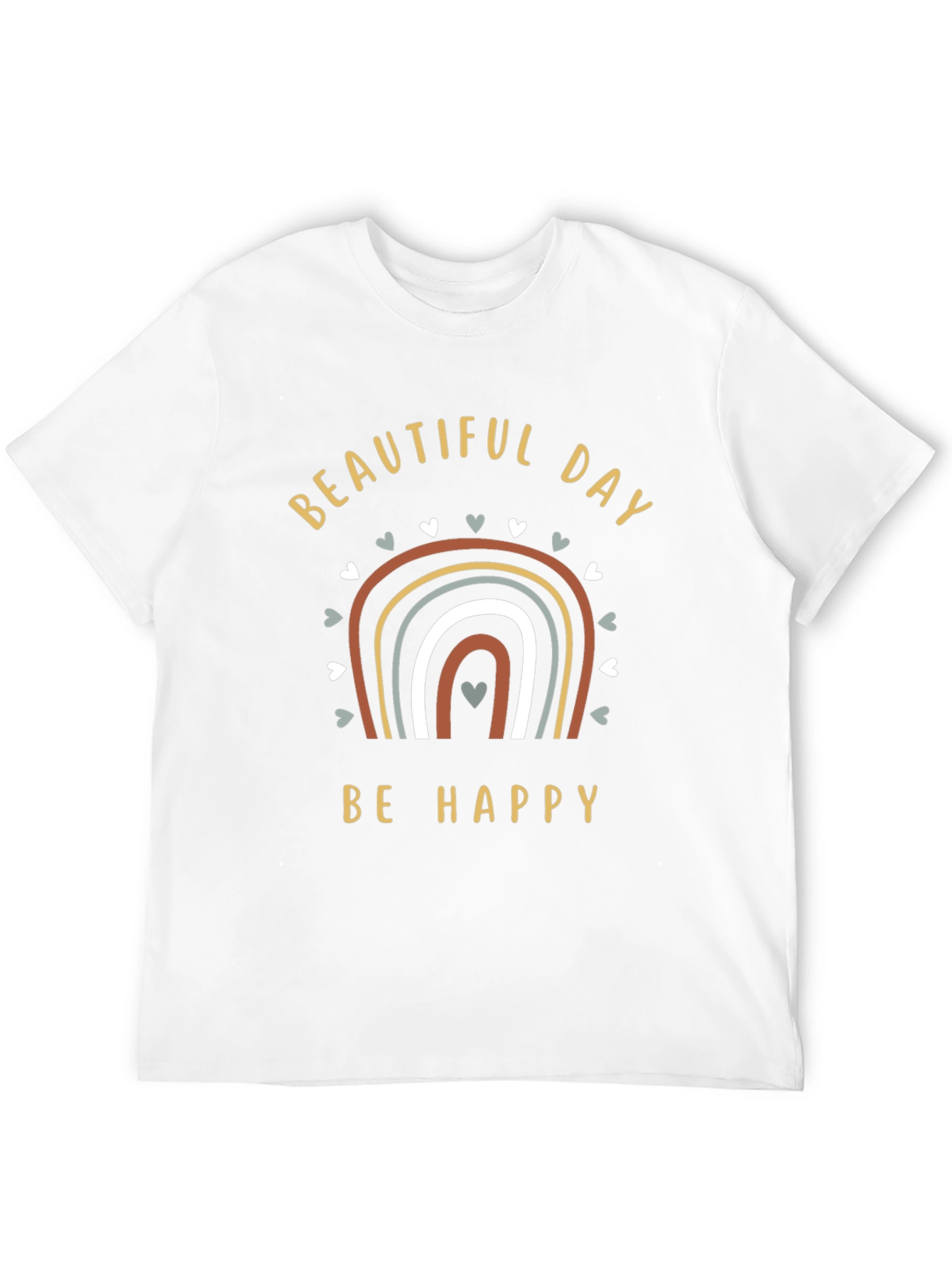 Beautiful Day Be Happy Graphic T-Shirt