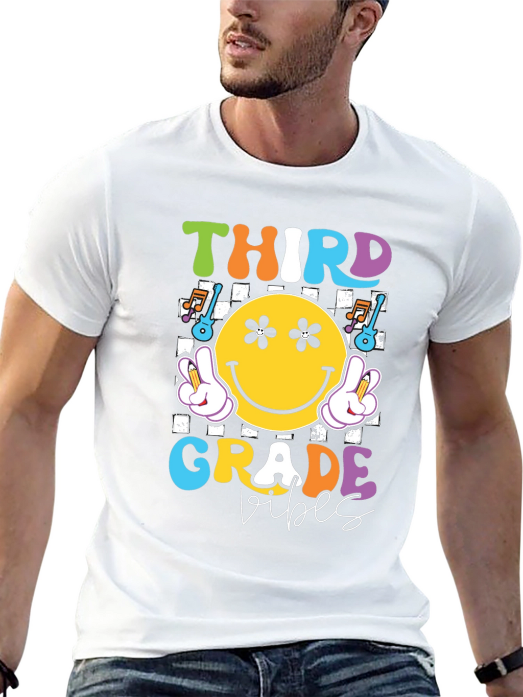 Third Grade Vibes Graphic Tee