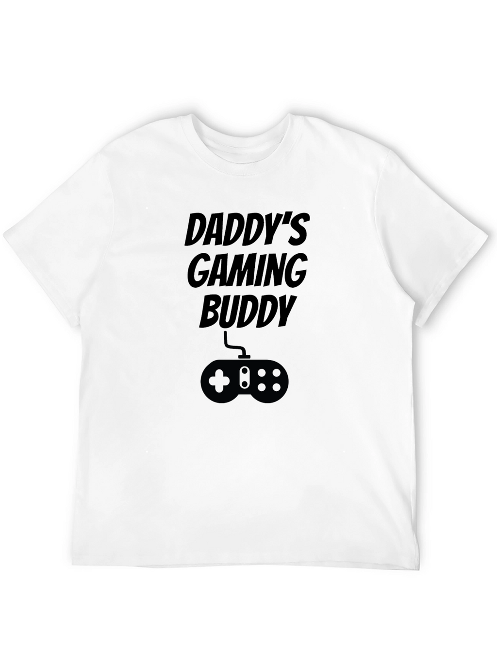 Daddys Gaming Buddy Black T-Shirt