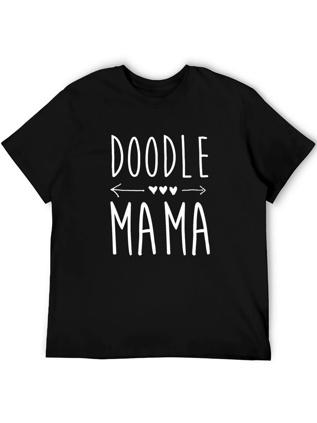 Doodle Mama Graphic T-Shirt - Black