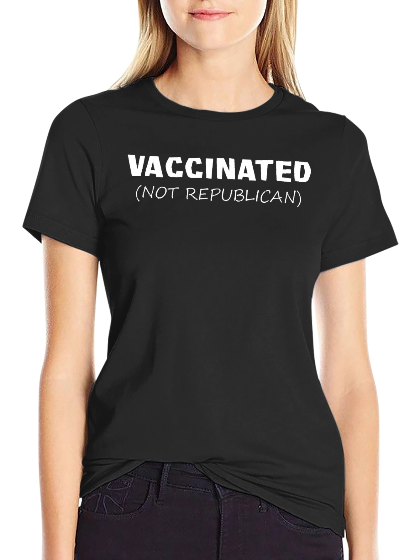 Vaccinated (Not Republican) Graphic Tee