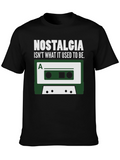 Nostalgia Cassette Tape Funny Graphic T-Shirt
