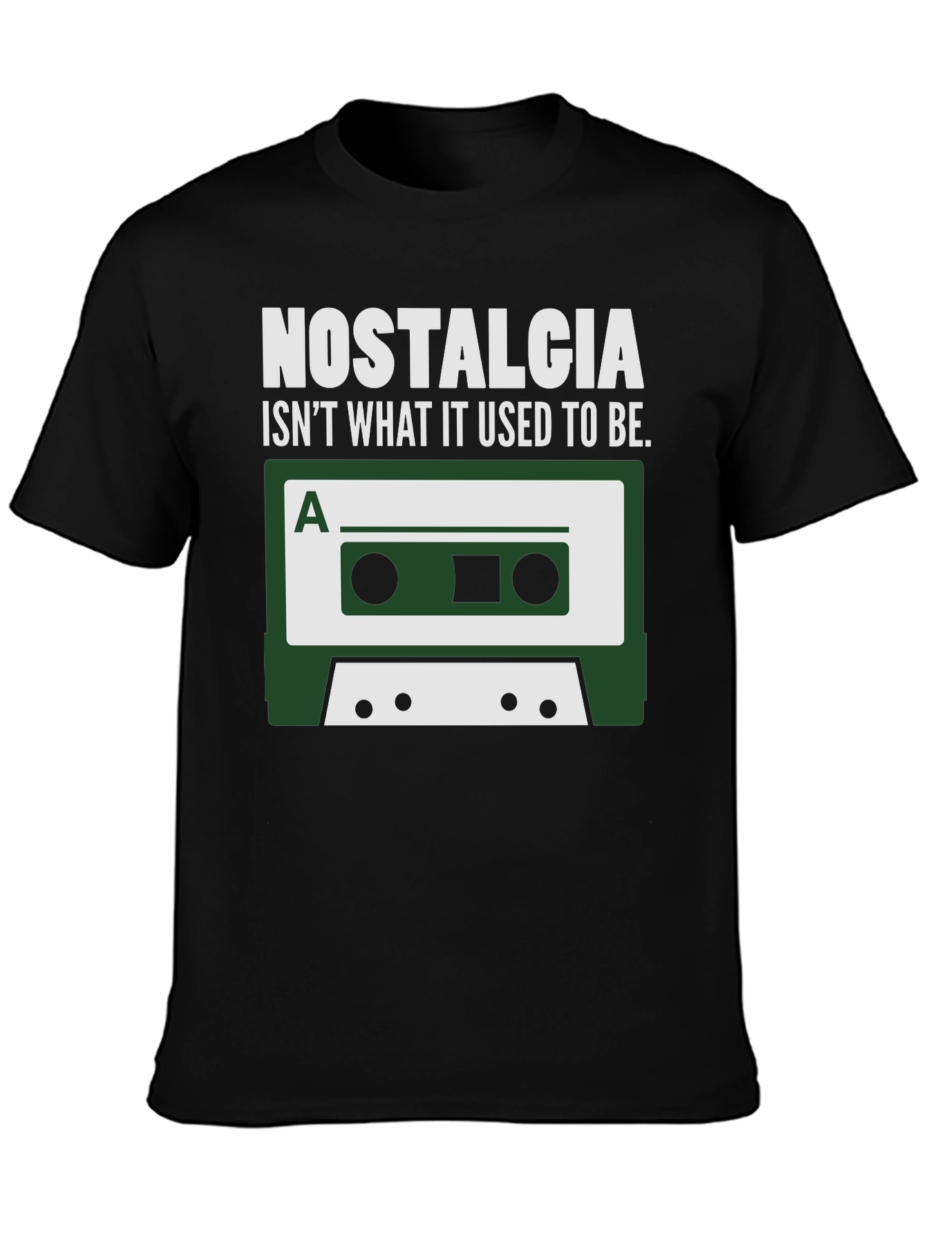 Nostalgia Cassette Tape Funny Graphic T-Shirt