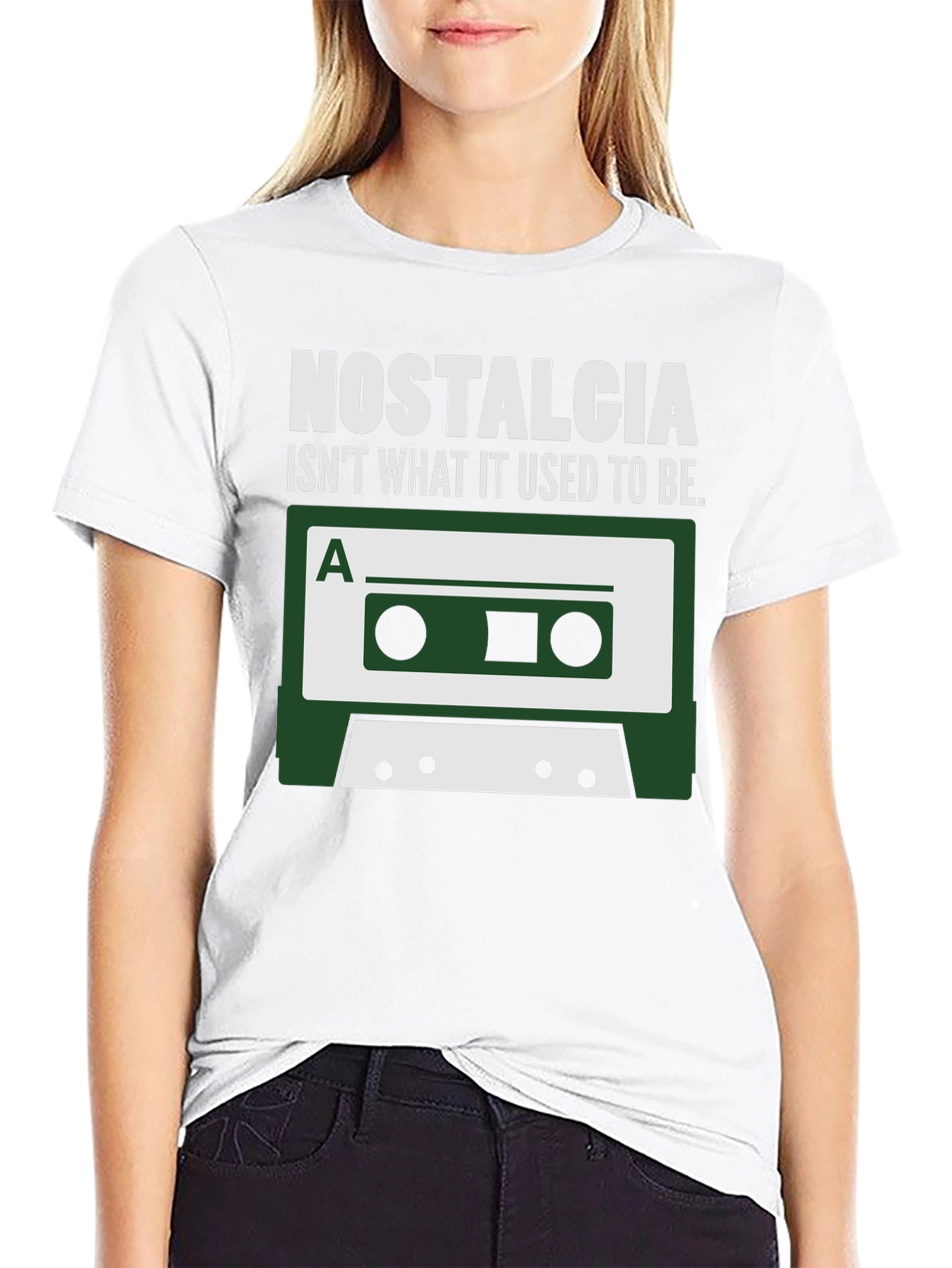 Nostalgia Cassette Tape Funny Graphic T-Shirt