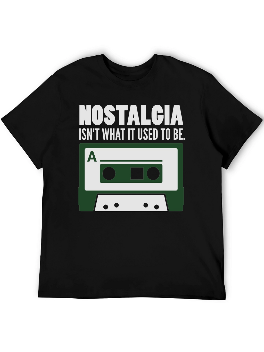 Nostalgia Cassette Tape Funny Graphic T-Shirt