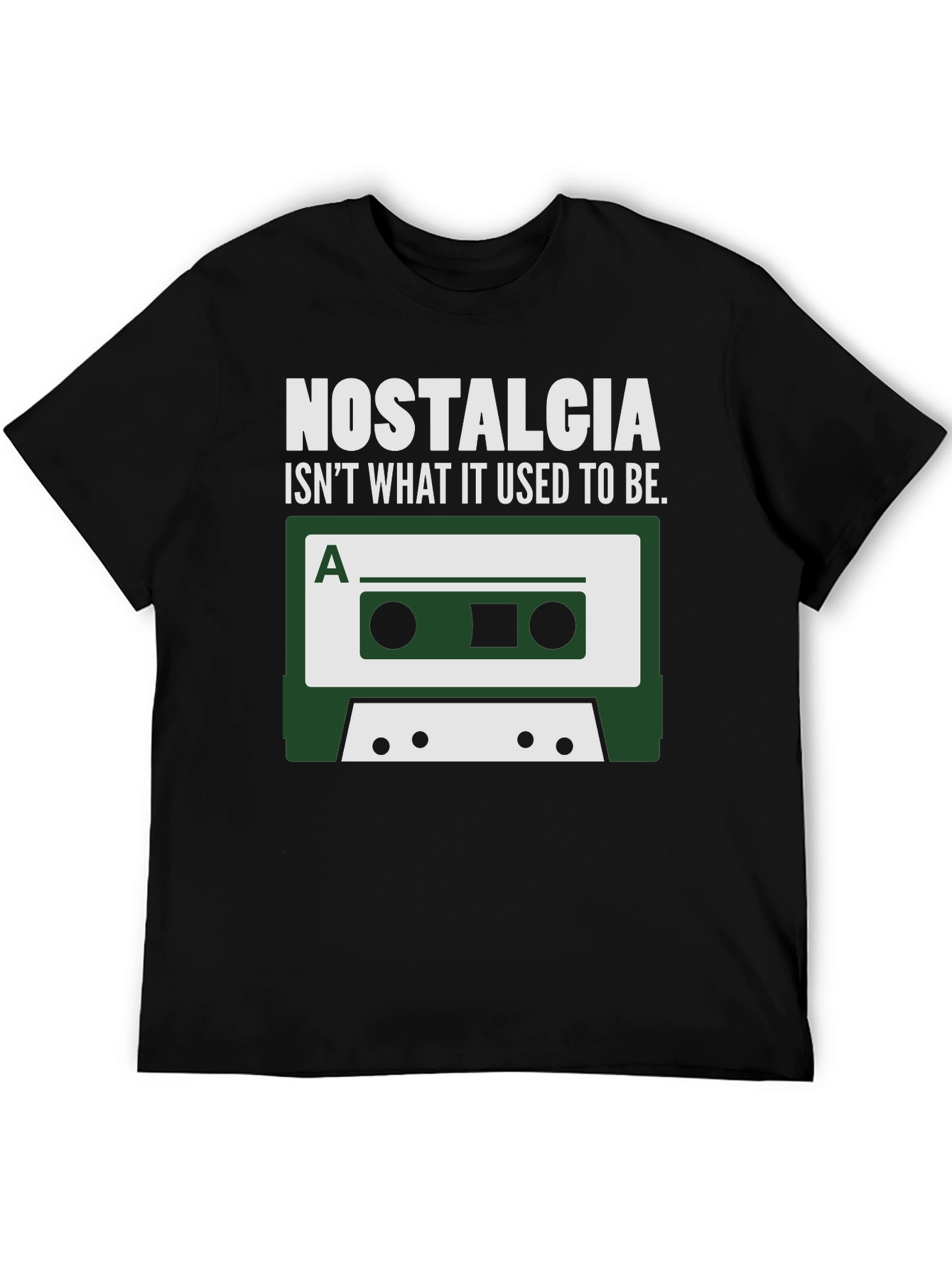 Nostalgia Cassette Tape Funny Graphic T-Shirt