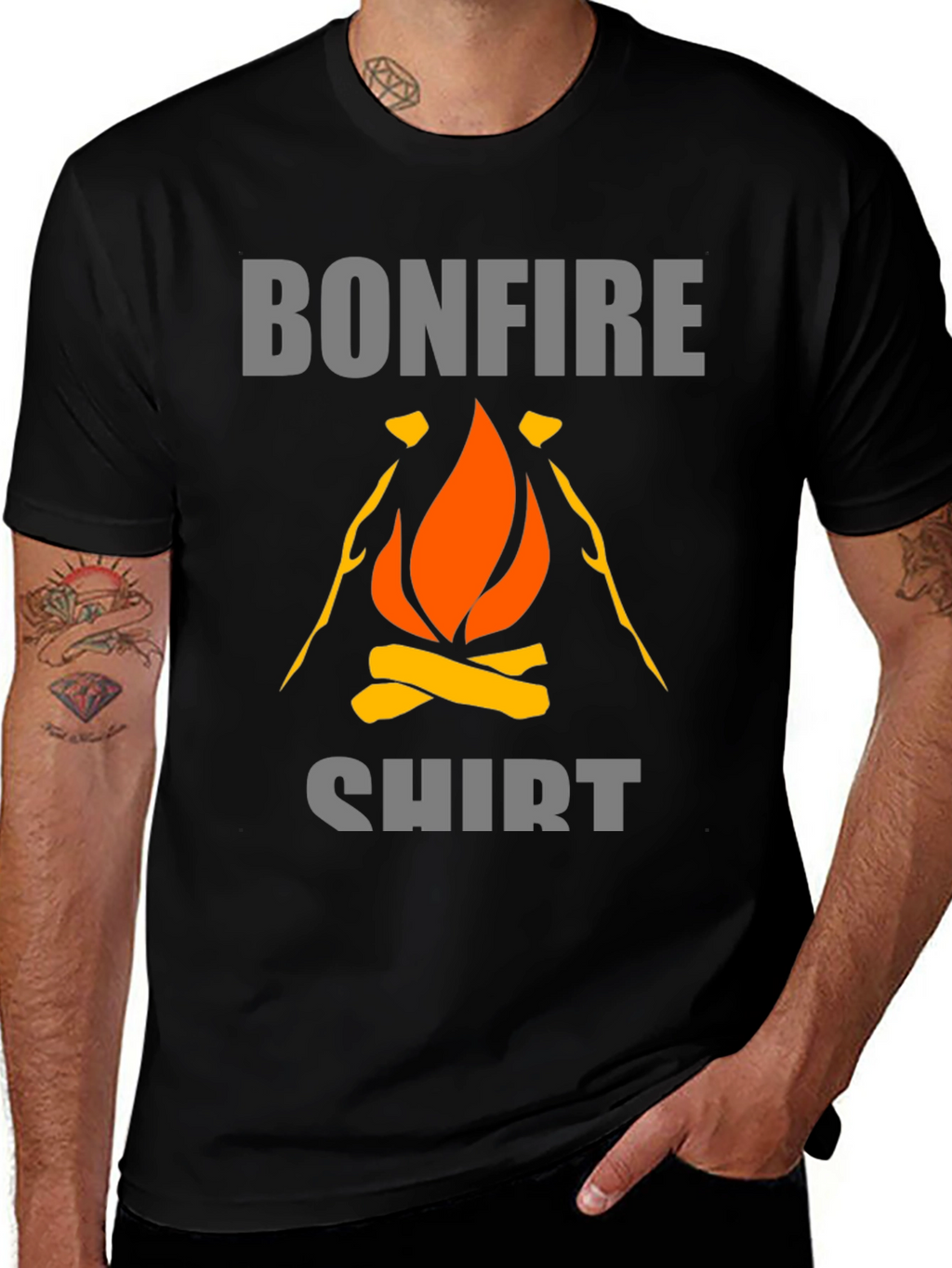 Bonfire Shirt - Cool Campfire Graphic Tee