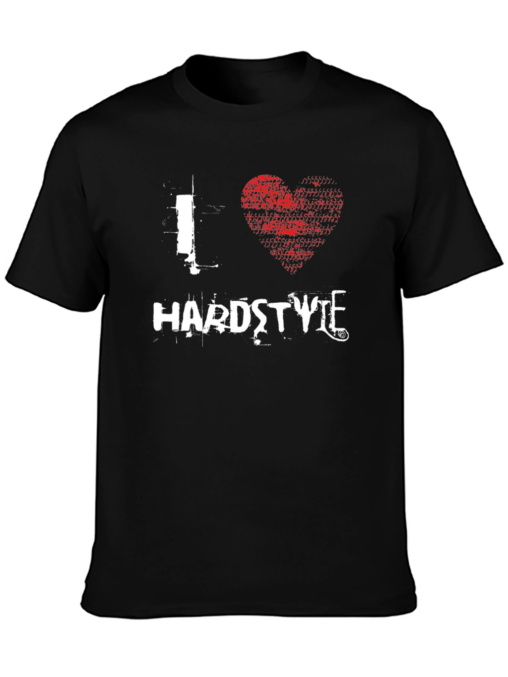 I Love Hardstyle T-Shirt Black Graphic Tee