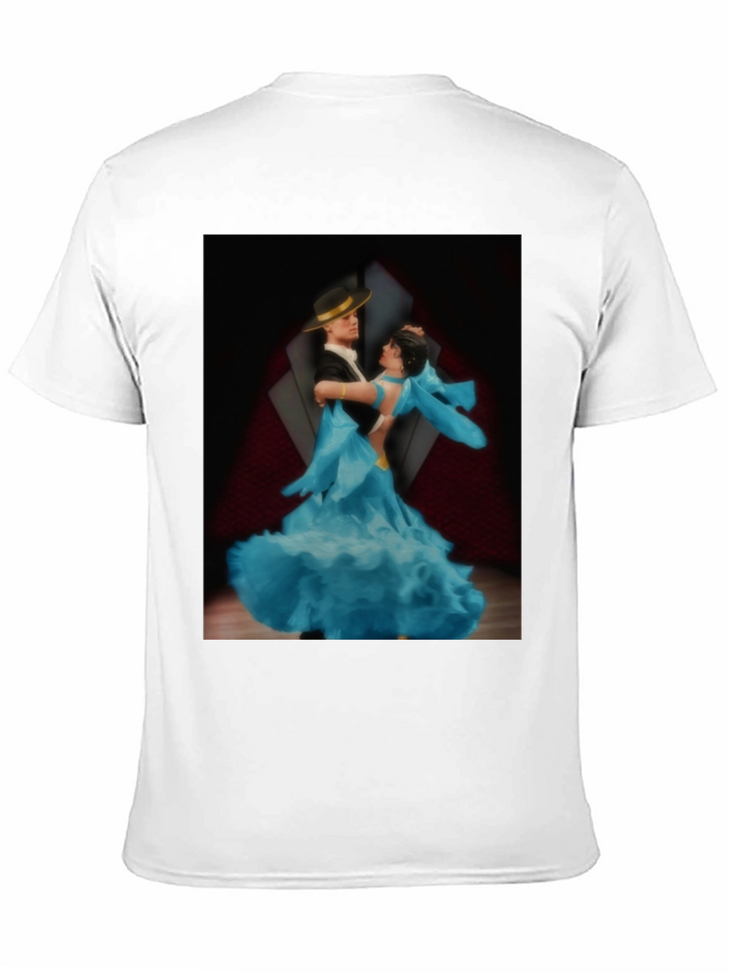 Dancing Couple Graphic Tee - Ballroom Style