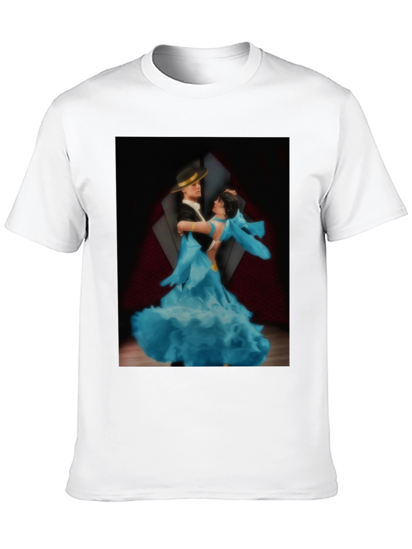 Dancing Couple Graphic Tee - Ballroom Style