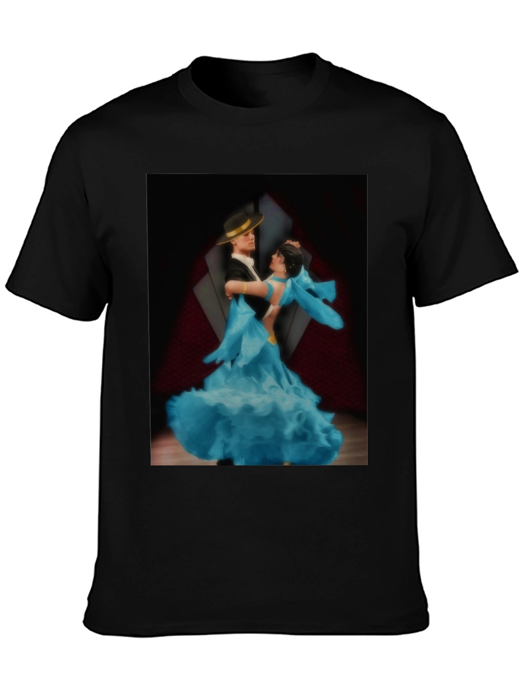 Dancing Couple Graphic Tee - Ballroom Style
