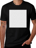 Maze Pattern Tee - Abstract Design Cotton T-Shirt