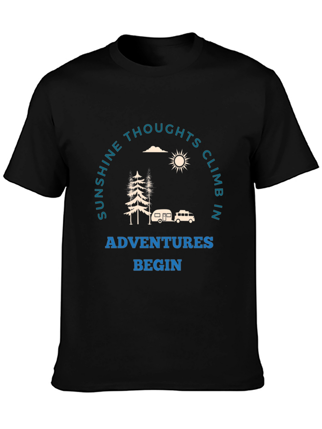 Adventure Begins Graphic T-Shirt