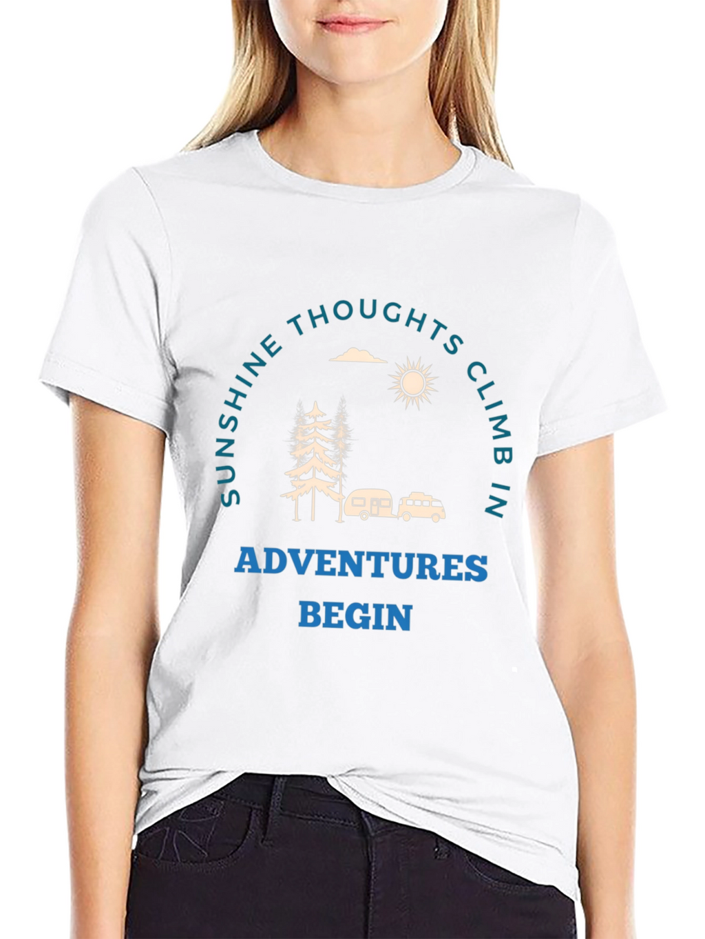 Adventure Begins Graphic T-Shirt