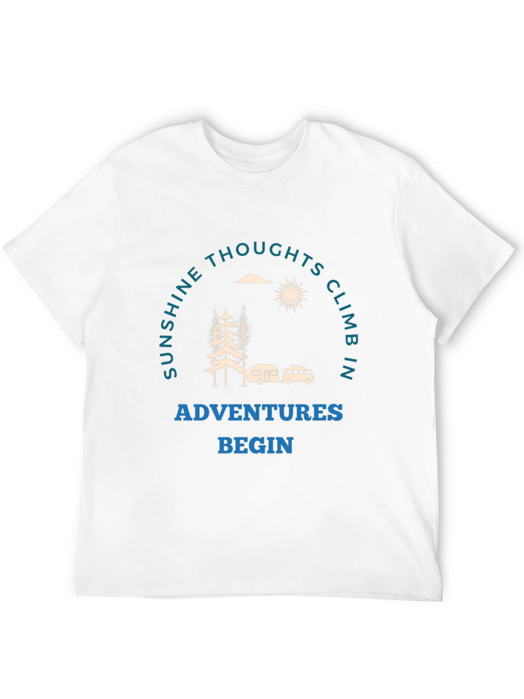 Adventure Begins Graphic T-Shirt