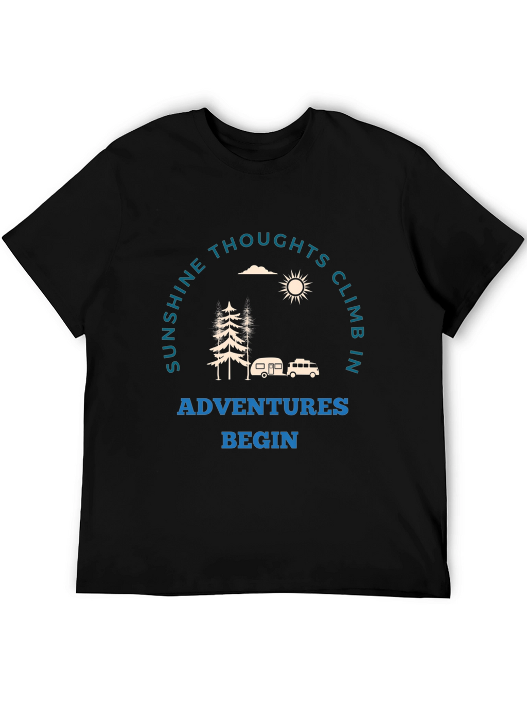 Adventure Begins Graphic T-Shirt