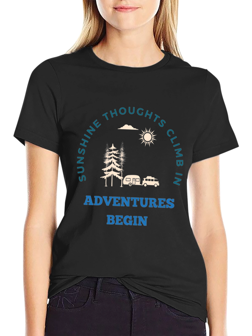 Adventure Begins Graphic T-Shirt