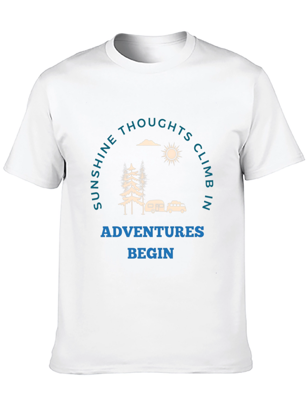 Adventure Begins Graphic T-Shirt