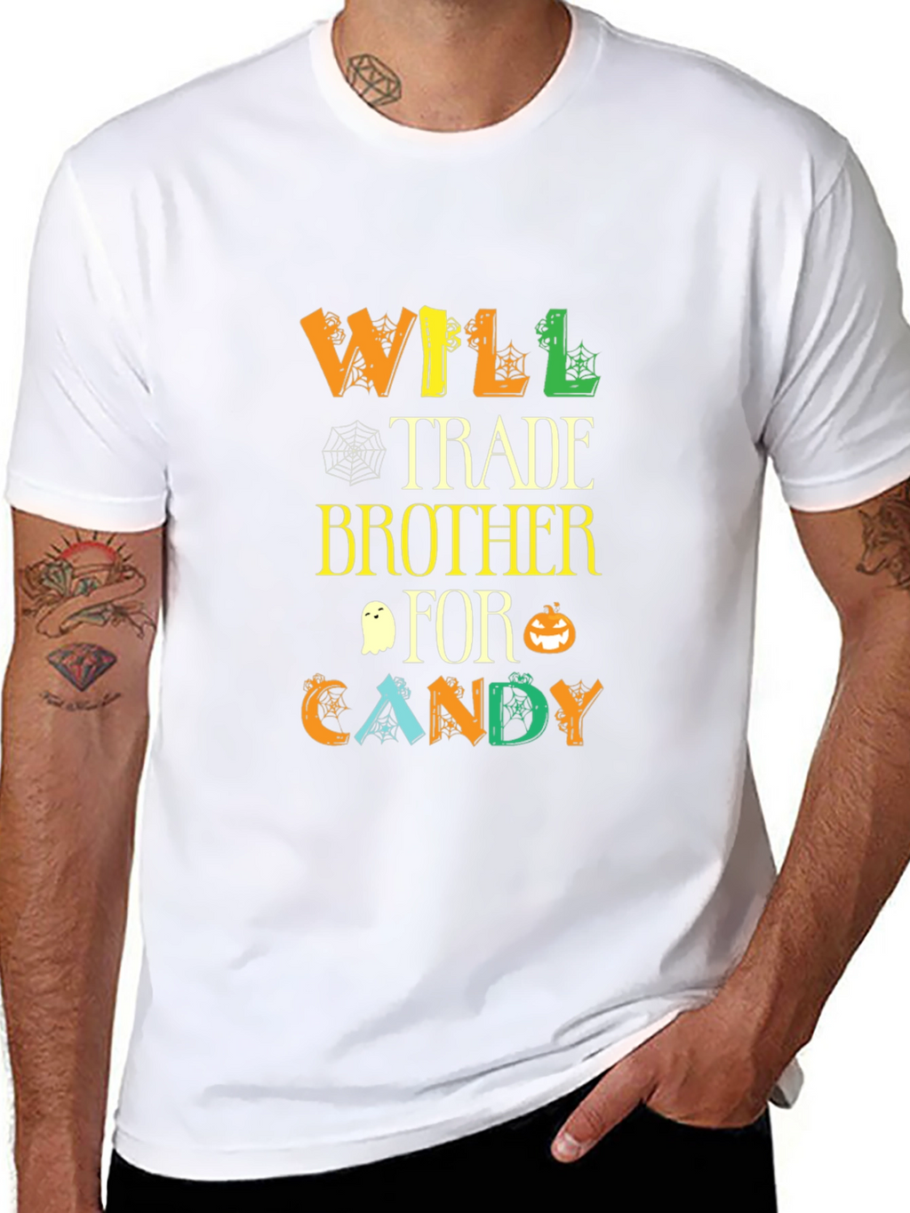 Will Trade Brother for Candy Halloween T-Shirt