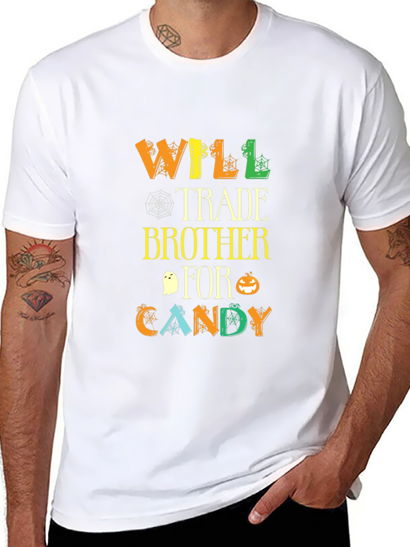 Will Trade Brother for Candy Halloween T-Shirt