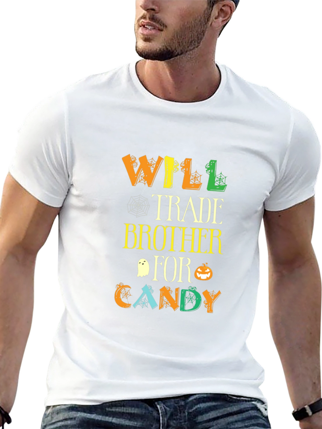 Will Trade Brother for Candy Halloween T-Shirt