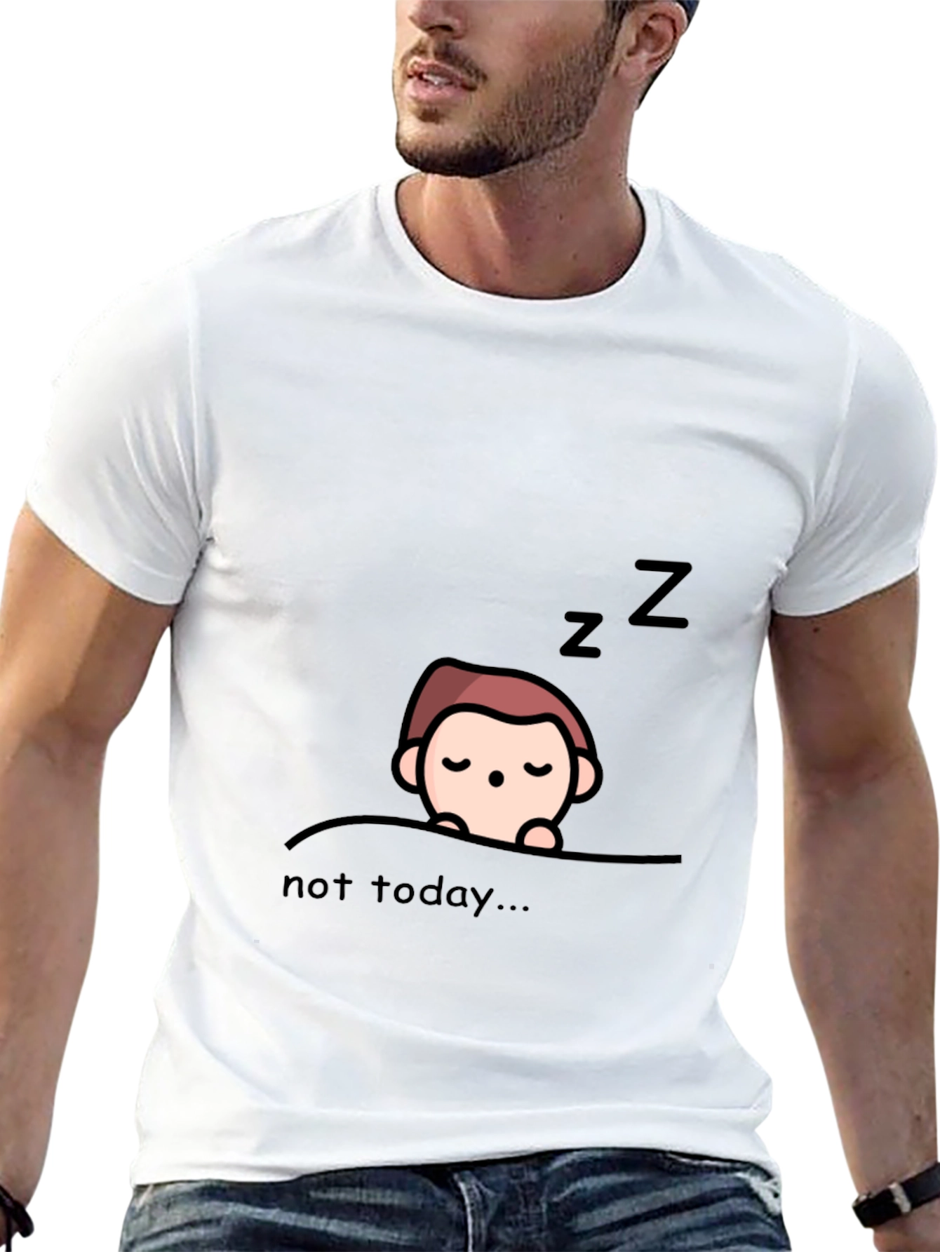 Not Today Graphic Tee - Lazy Day Style