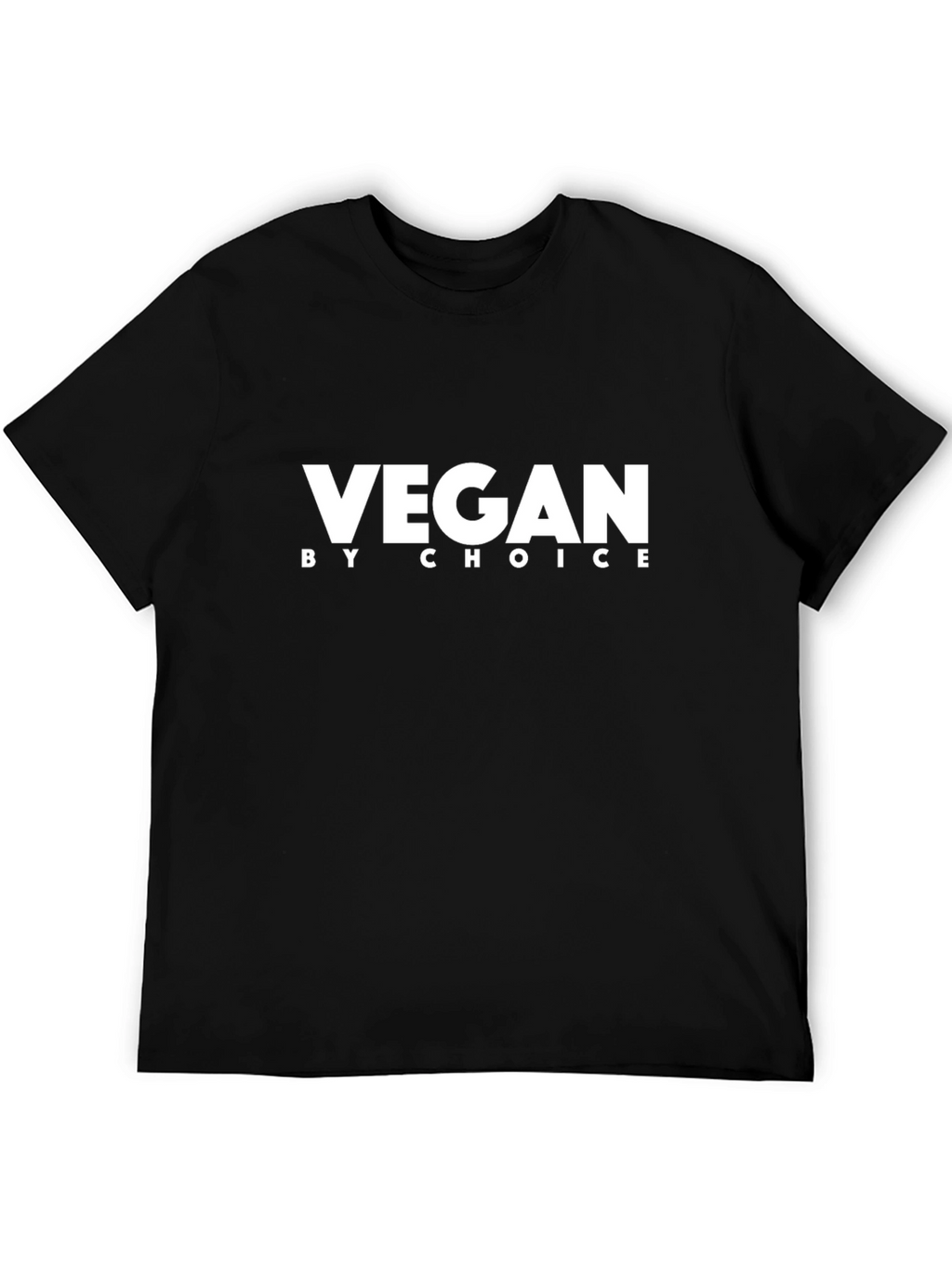 Vegan By Choice Black Graphic Tee