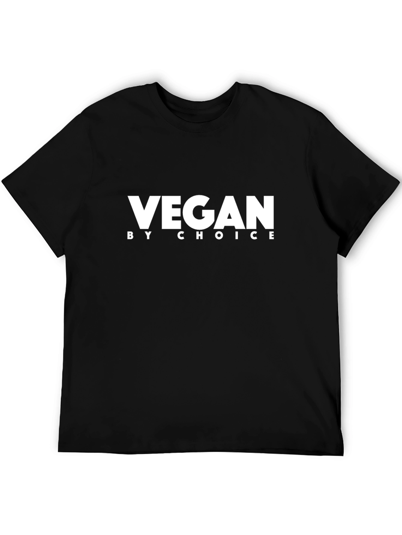 Vegan By Choice Black Graphic Tee
