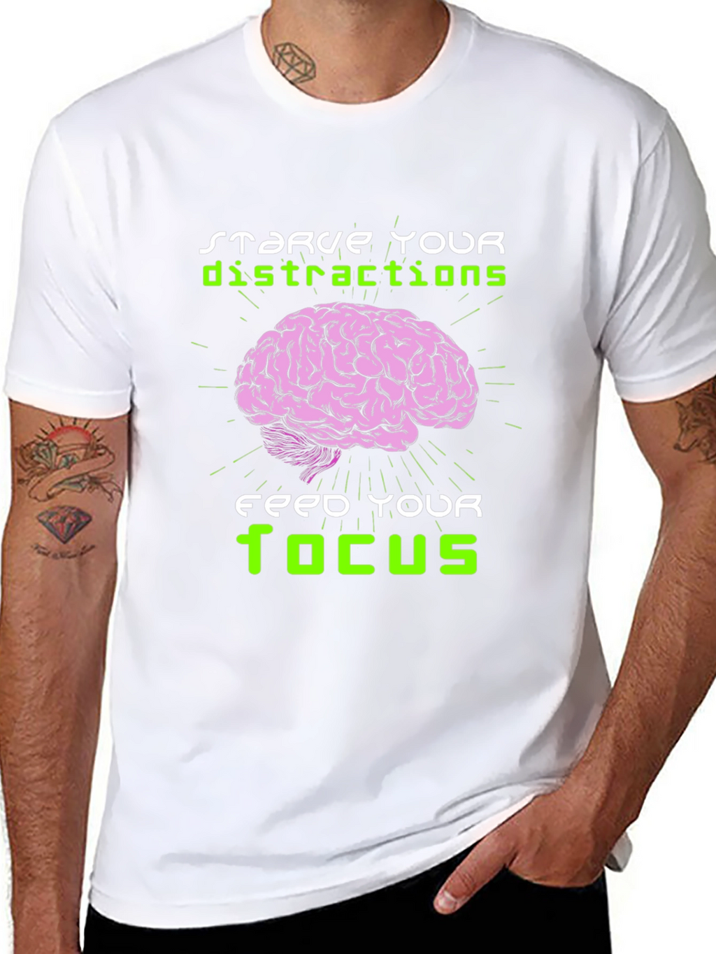 Starve Distractions Feed Your Focus T-Shirt