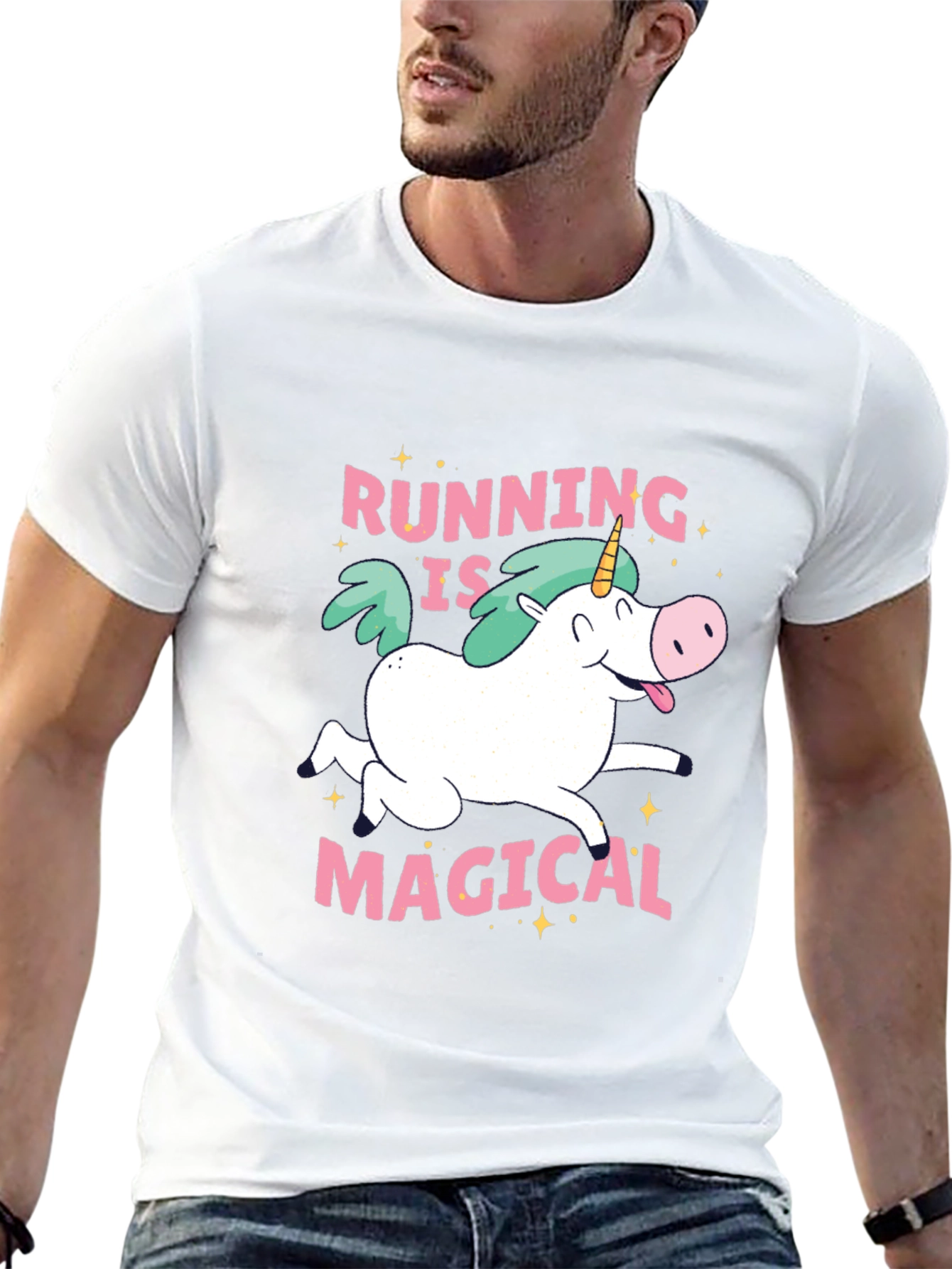Running is Magical Unicorn T-Shirt