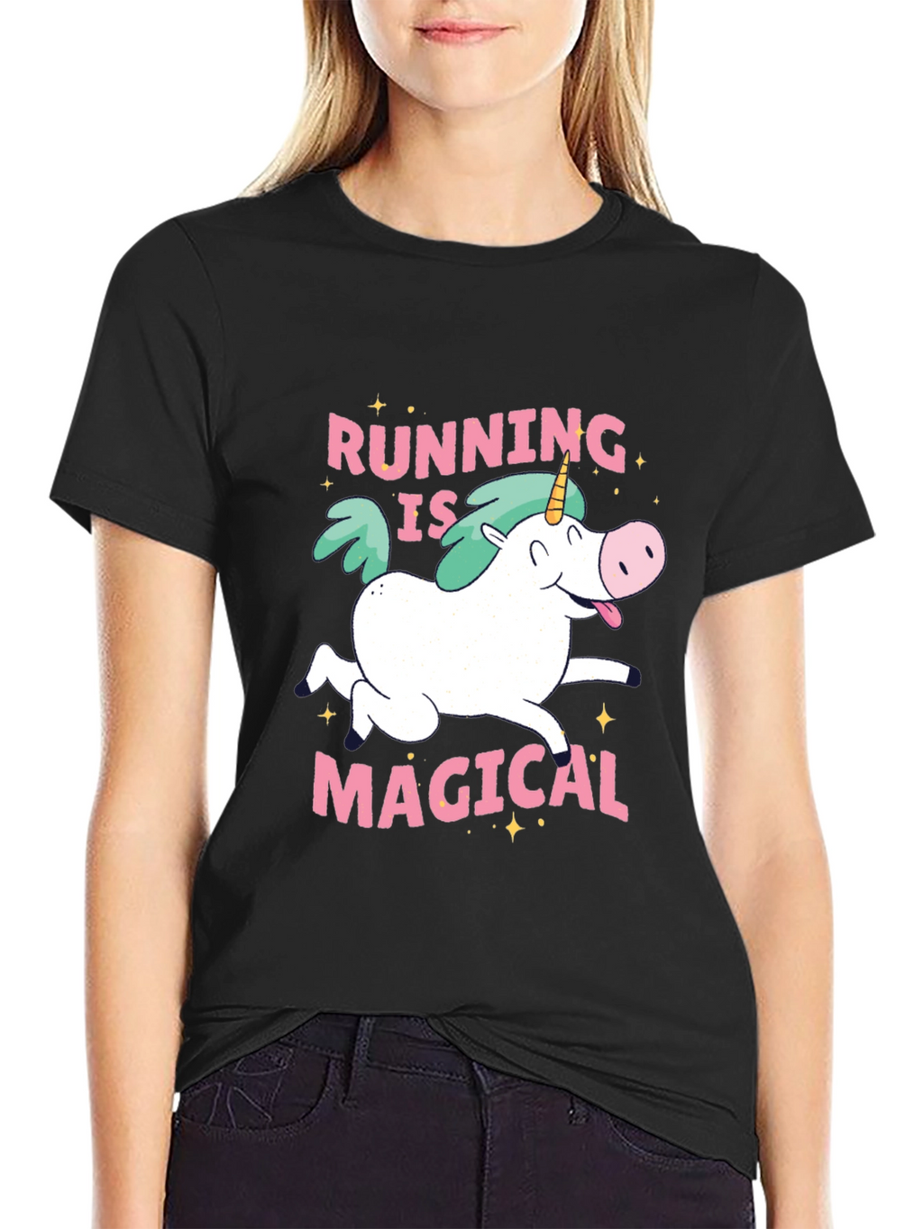 Running is Magical Unicorn T-Shirt