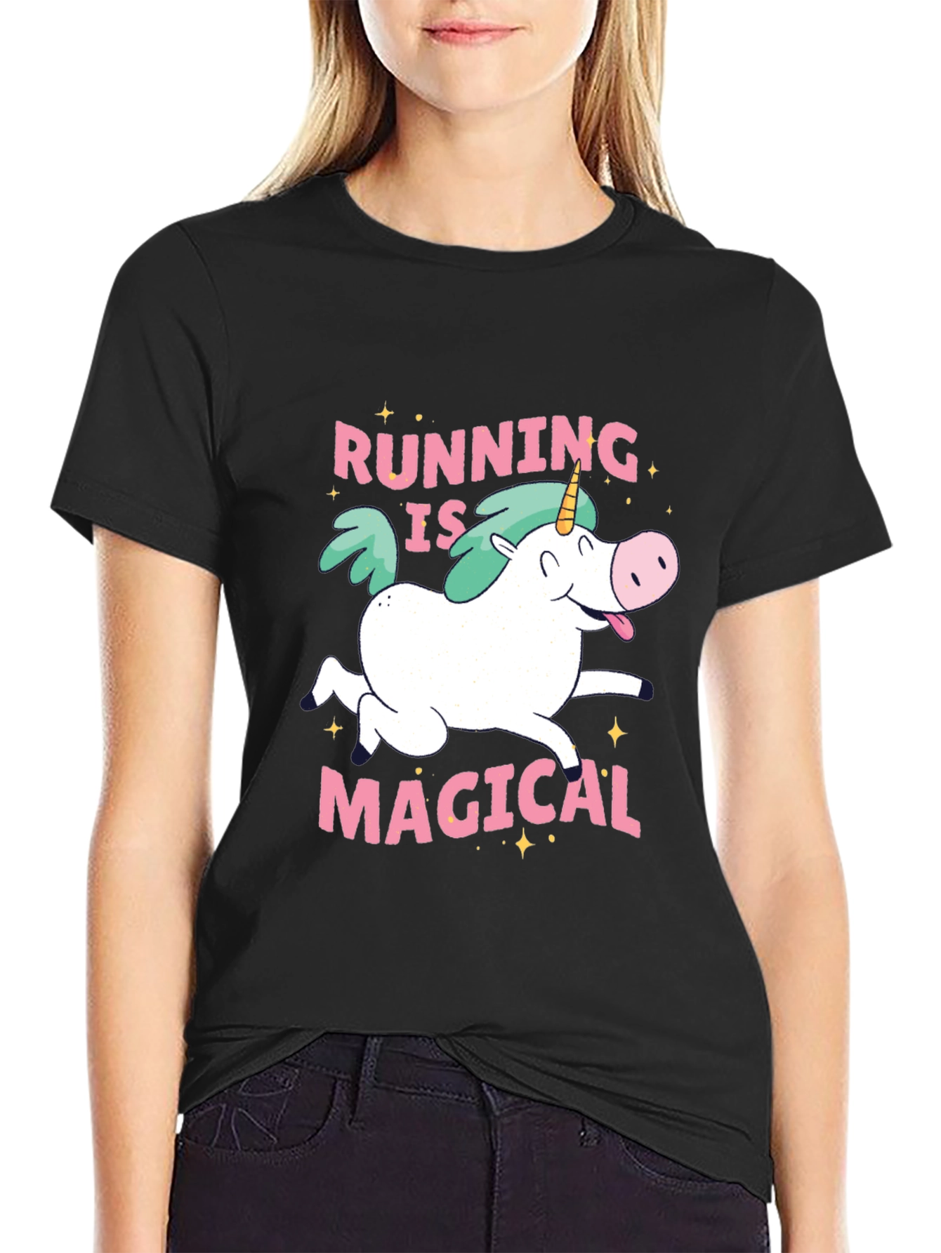 Running is Magical Unicorn T-Shirt