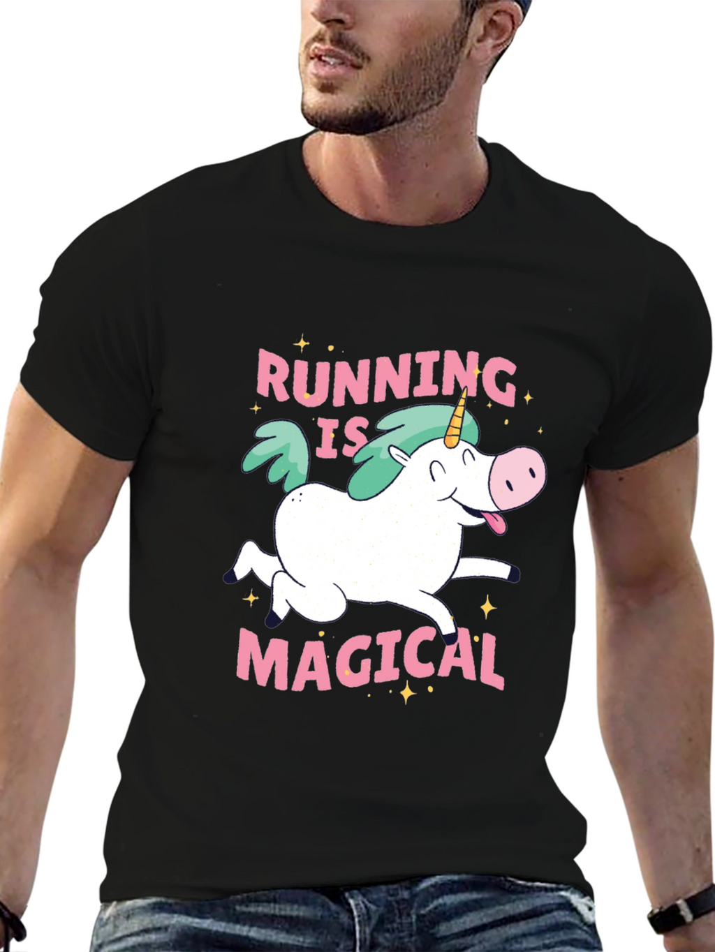 Running is Magical Unicorn T-Shirt