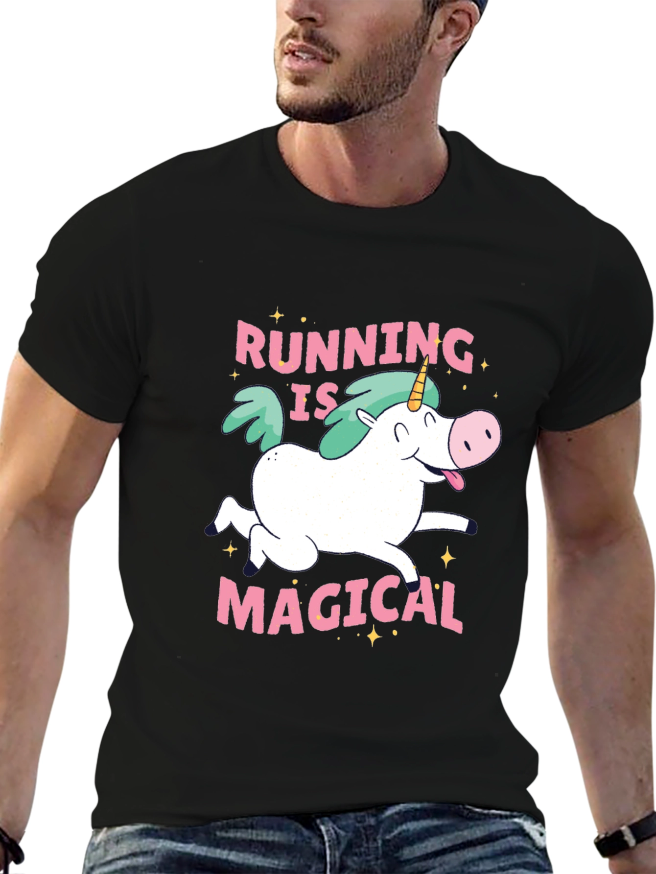 Running is Magical Unicorn T-Shirt