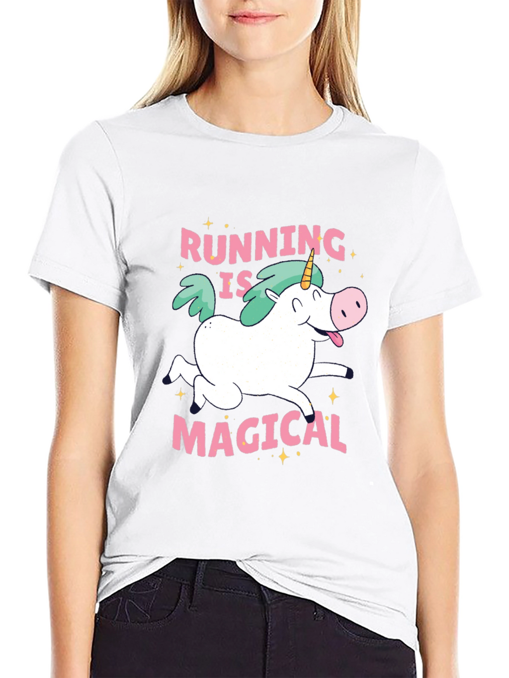 Running is Magical Unicorn T-Shirt