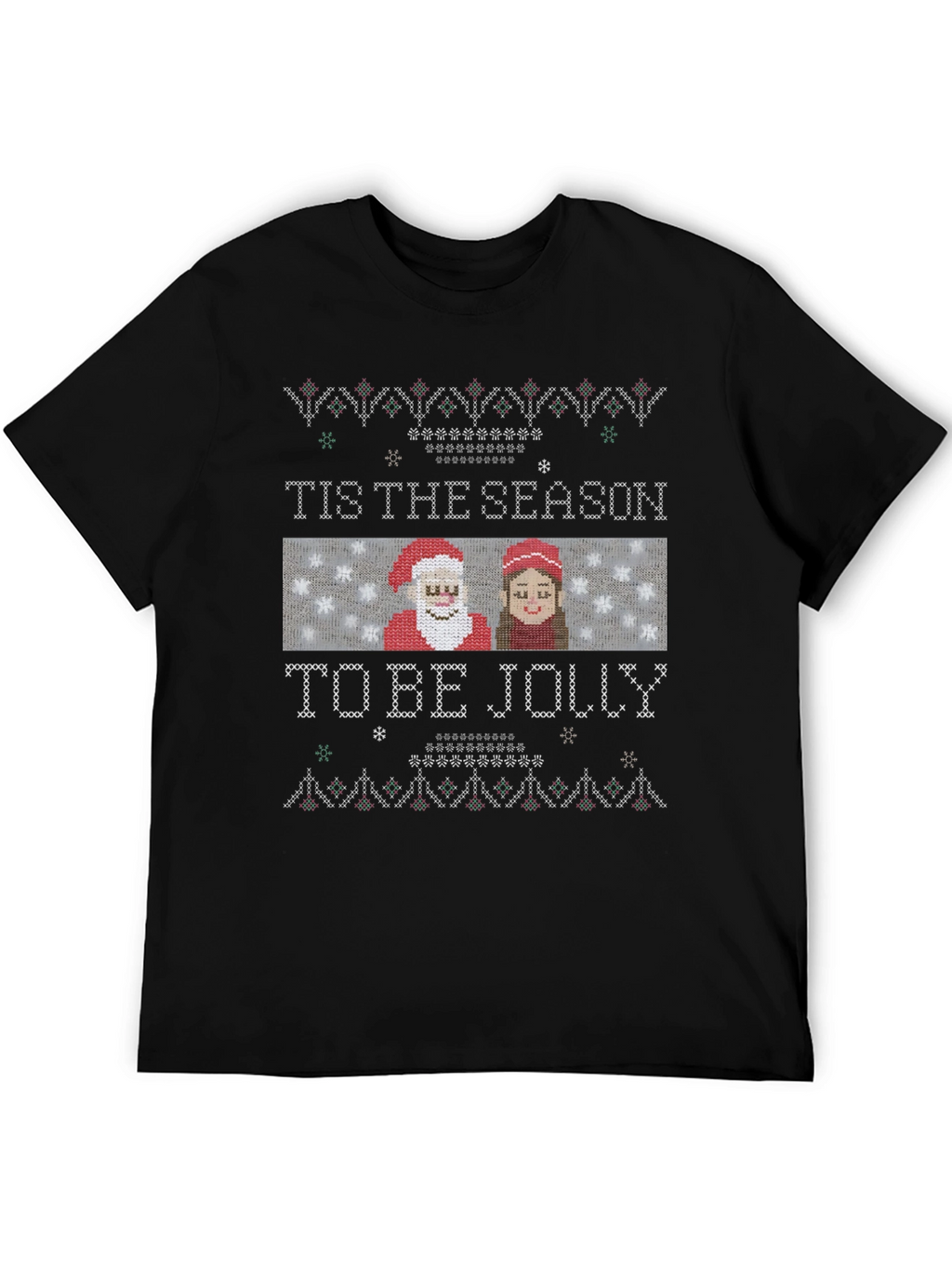 Tis The Season To Be Jolly Christmas Graphic Tee