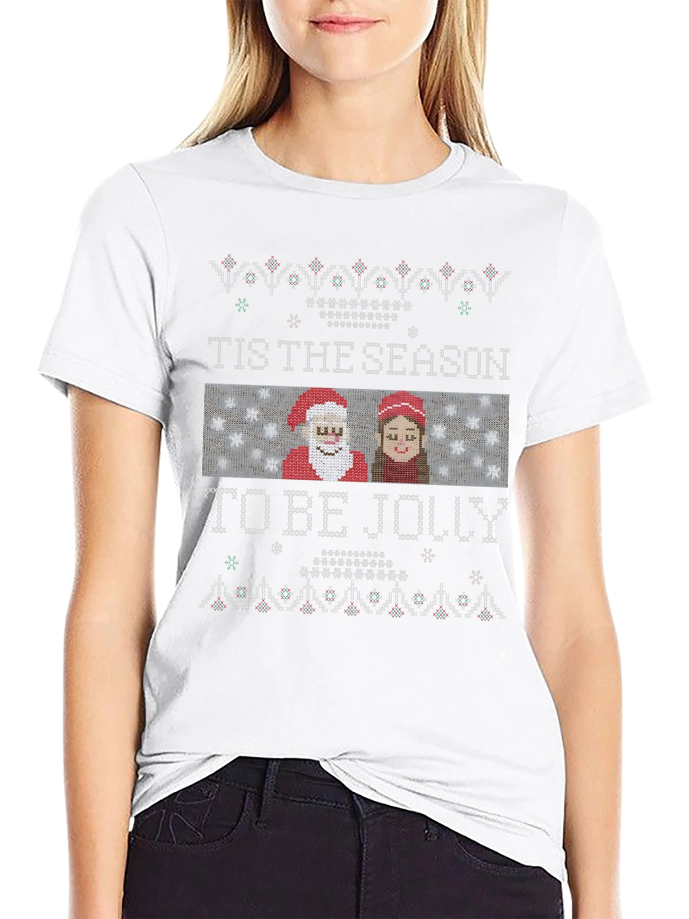 Tis The Season To Be Jolly Christmas Graphic Tee