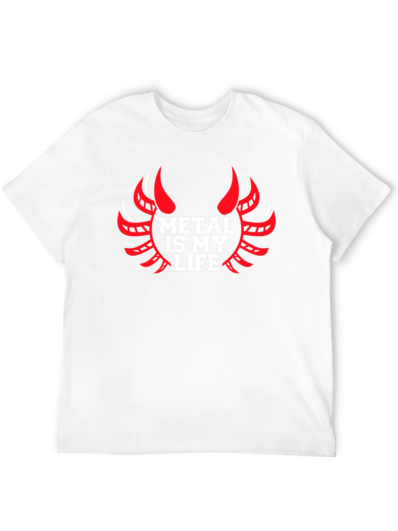 Metal is My Life Graphic Tee - Black