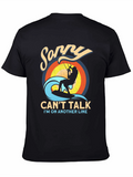 Sorry Cant Talk Kitesurfing T-Shirt
