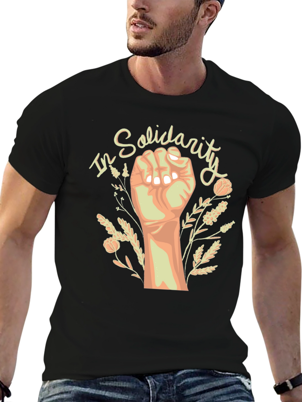 Solidarity Fist Graphic Tee
