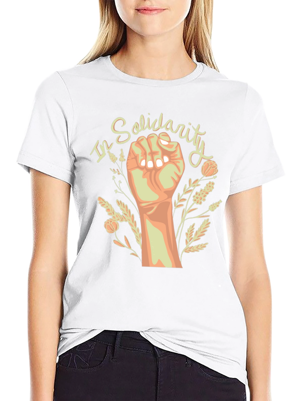 Solidarity Fist Graphic Tee