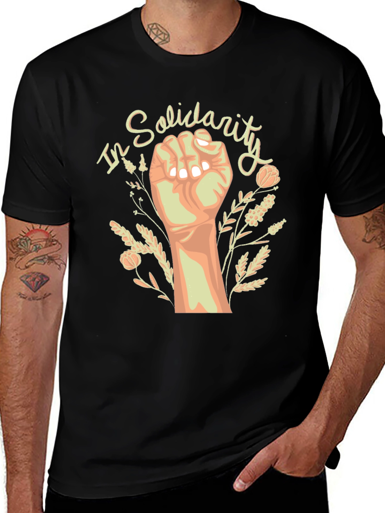 Solidarity Fist Graphic Tee