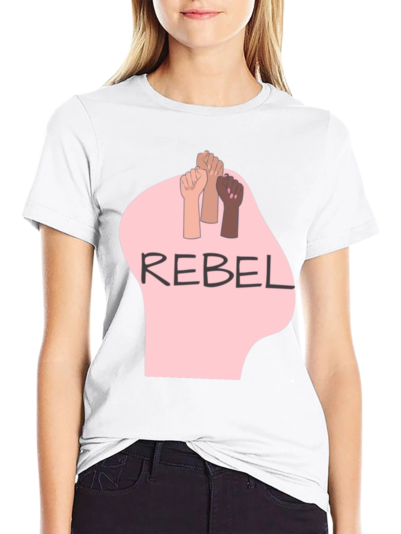 Rebel Graphic Tee - Fist Power T-Shirt