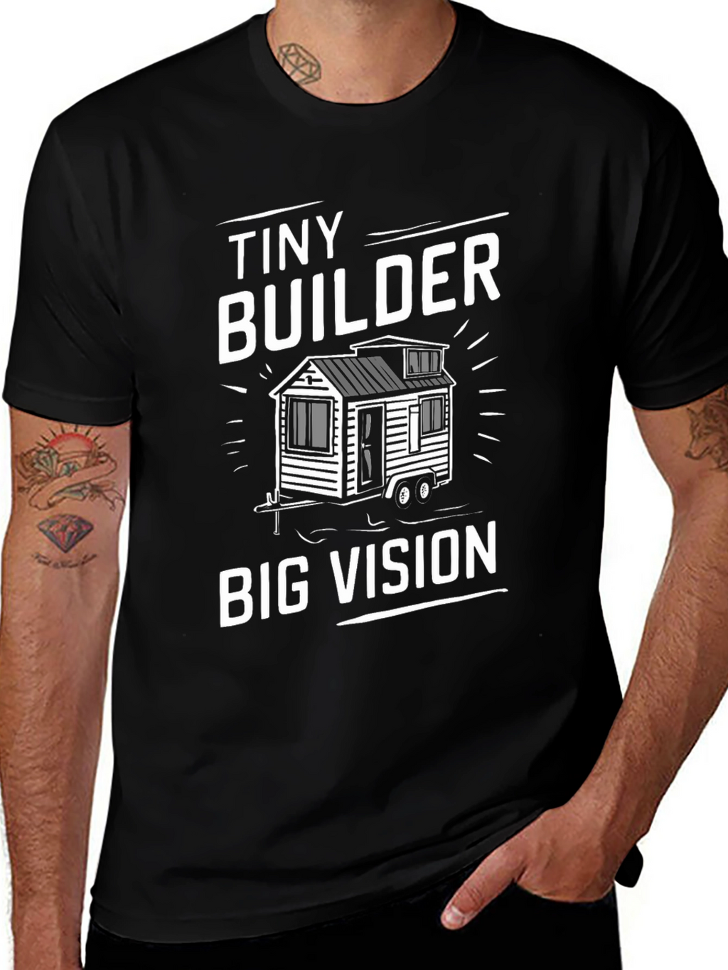 Tiny Builder Big Vision Graphic T-Shirt
