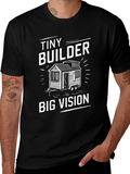 Tiny Builder Big Vision Graphic T-Shirt