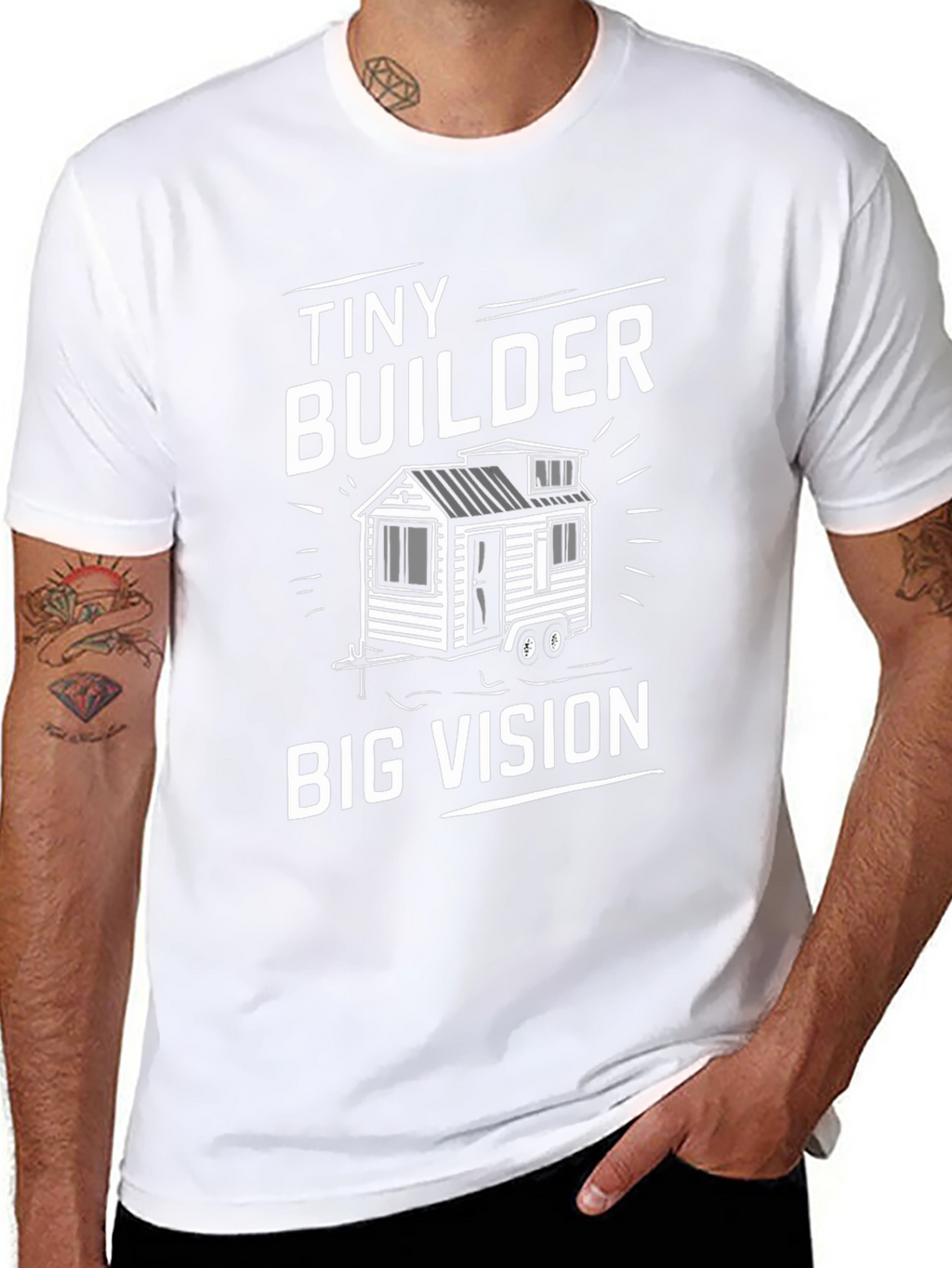 Tiny Builder Big Vision Graphic T-Shirt