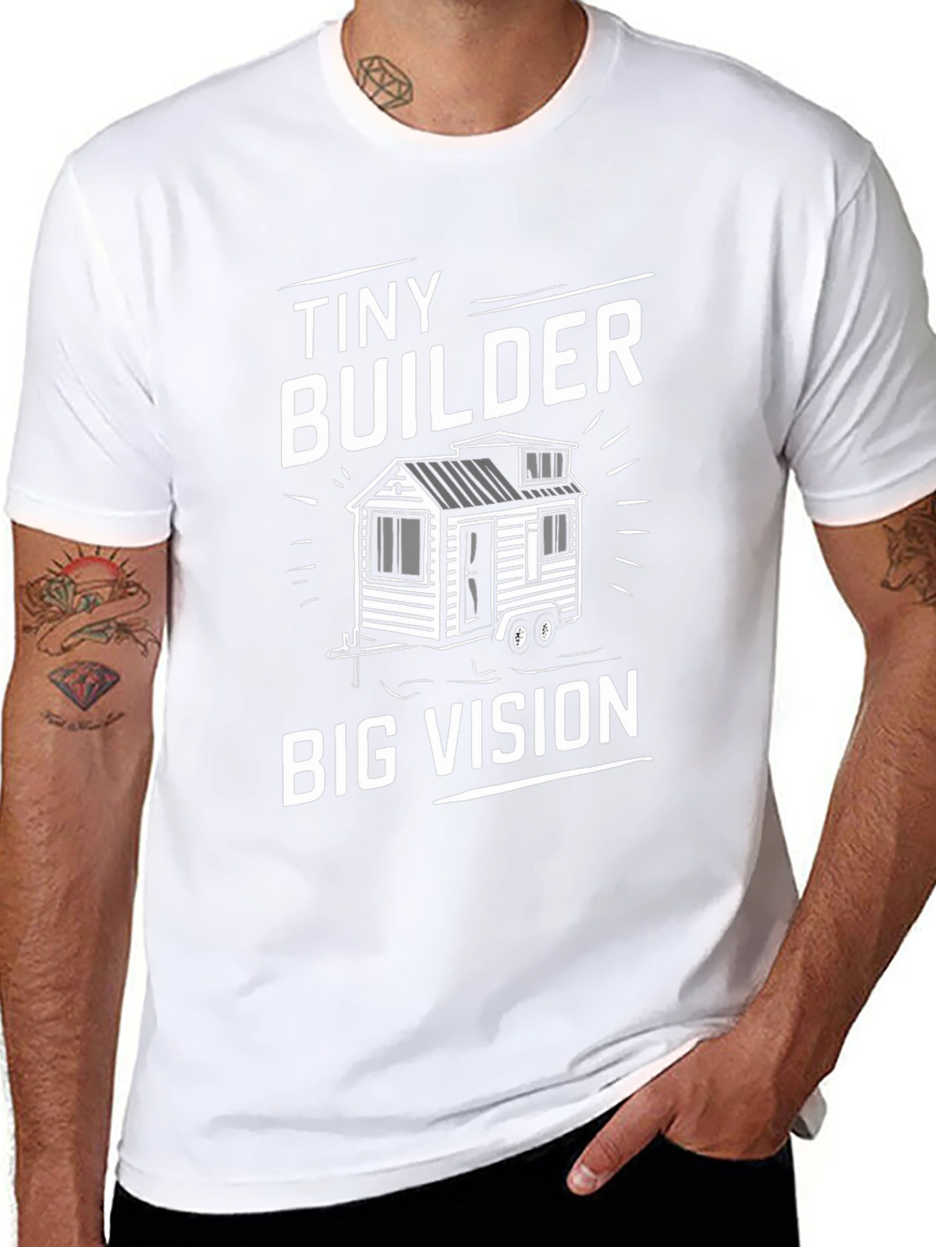 Tiny Builder Big Vision Graphic T-Shirt