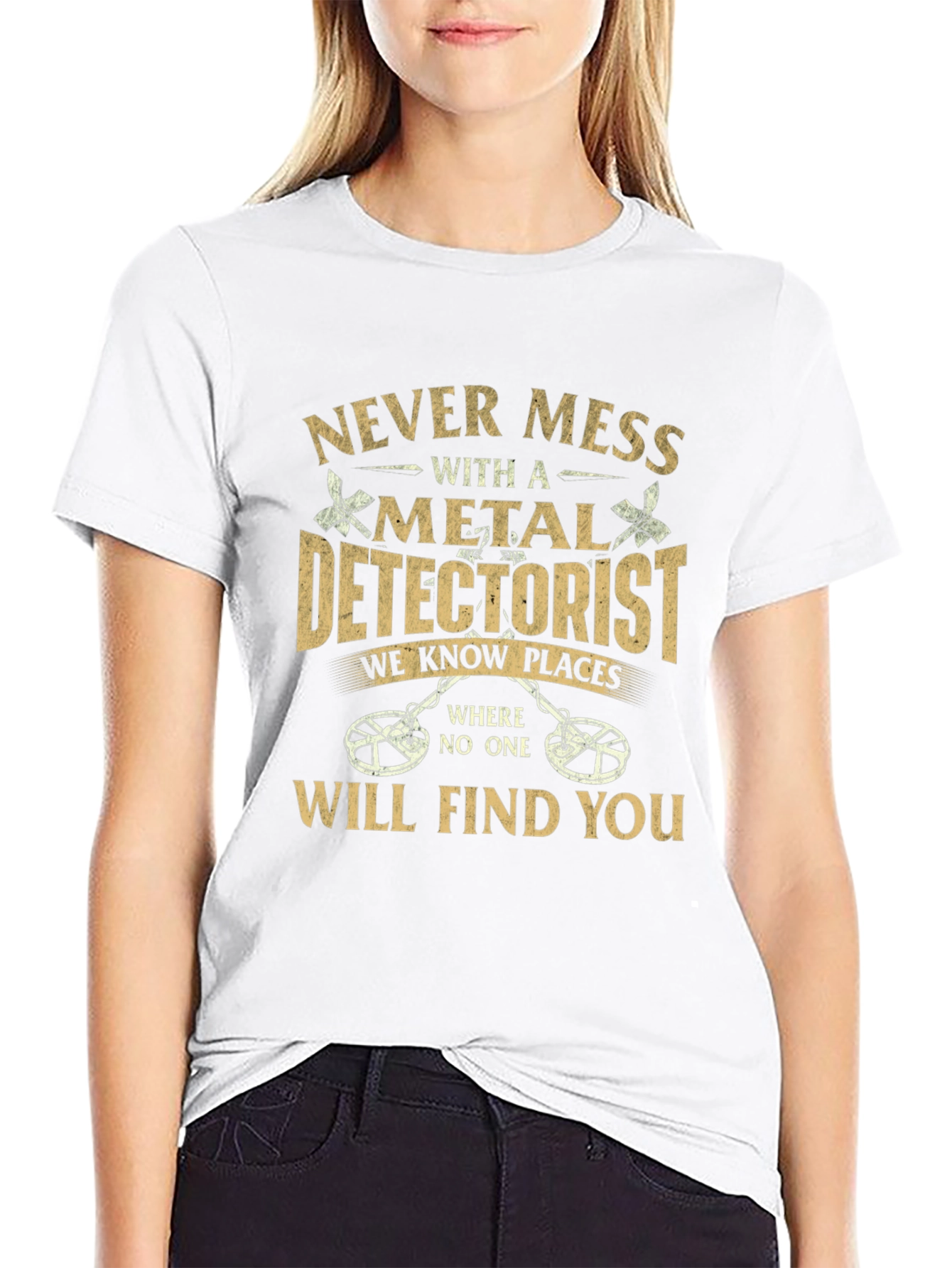 Metal Detectorist Graphic T-Shirt