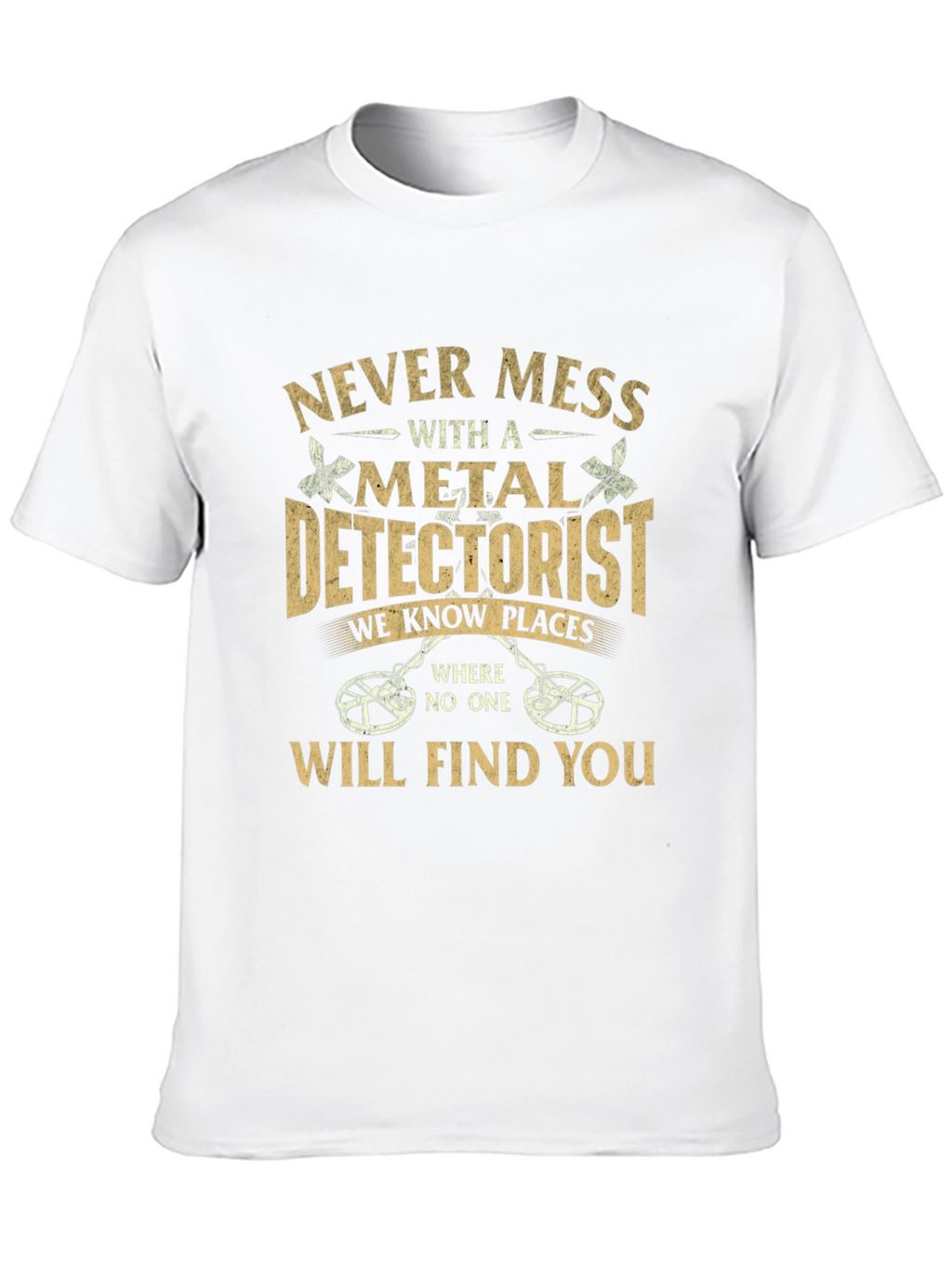 Metal Detectorist Graphic T-Shirt